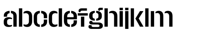 Macrosoma Grotesque Stencil Narrow Regular FONT