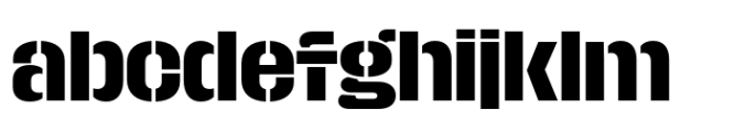 Macrosoma Grotesque Stencil Narrow Semibold FONT
