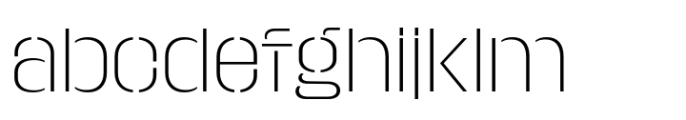 Macrosoma Grotesque Stencil Narrow Thin FONT