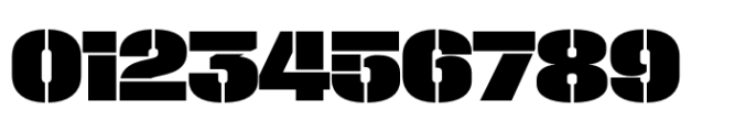 Macrosoma Grotesque Stencil Normal Extrabold Font OTHER CHARS
