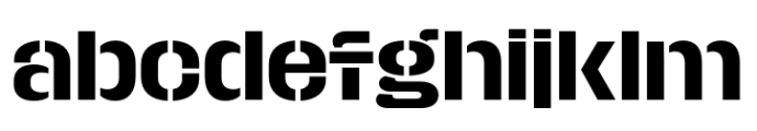 Macrosoma Grotesque Stencil Normal Medium FONT