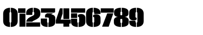 Macrosoma Grotesque Stencil Semi Condensed Extrabold Font OTHER CHARS