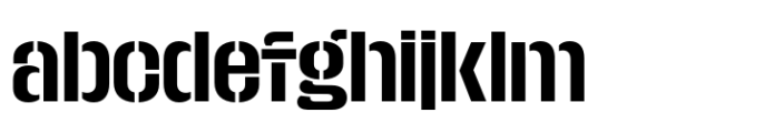 Macrosoma Grotesque Stencil Semi Condensed Medium FONT