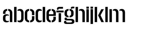 Macrosoma Grotesque Stencil Semi Condensed Regular FONT
