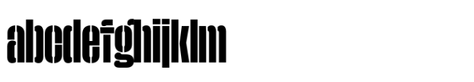 Macrosoma Grotesque Stencil Ultra Condensed Bold FONT
