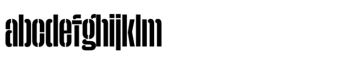 Macrosoma Grotesque Stencil Ultra Condensed Semibold FONT