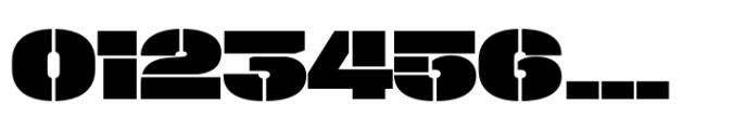 Macrosoma Grotesque Stencil Wide Extrabold Font OTHER CHARS