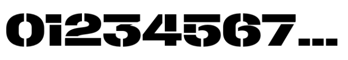 Macrosoma Grotesque Stencil Wide Semibold Font OTHER CHARS