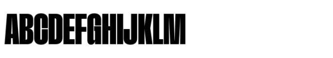 Macrosoma Grotesque Ultra Condensed Extrabold Font UPPERCASE