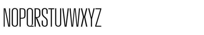 Macrosoma Grotesque Ultra Condensed Extralight Font UPPERCASE