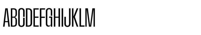 Macrosoma Grotesque Ultra Condensed Light Font UPPERCASE