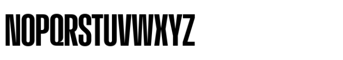 Macrosoma Grotesque Ultra Condensed Semibold Font UPPERCASE