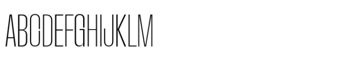 Macrosoma Grotesque Ultra Condensed Thin Font UPPERCASE