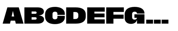 Macrosoma Grotesque Wide Bold Font UPPERCASE