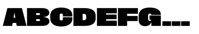 Macrosoma Grotesque Wide Extrabold Font UPPERCASE