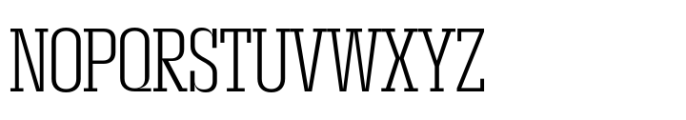 Macrosoma Slab Macrosoma Sl Extra Condensed Extralight Font UPPERCASE