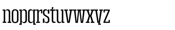 Macrosoma Slab Macrosoma Sl Extra Condensed Light Font LOWERCASE