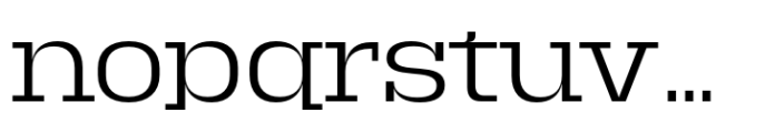 Macrosoma Slab Macrosoma Sl Loose Extralight Font LOWERCASE