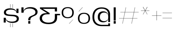 Macrosoma Slab Macrosoma Sl Wide Extralight Font OTHER CHARS