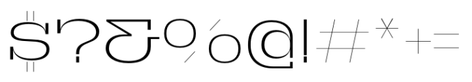 Macrosoma Slab Macrosoma Sl Wide Thin Font OTHER CHARS