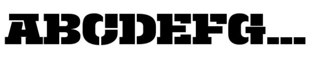 Macrosoma Slab Stencil Macrosoma Sl Loose St Bold Font
