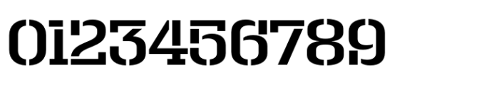 Macrosoma Slab Stencil Macrosoma Sl Narrow St Regular Font OTHER CHARS