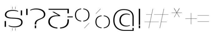 Macrosoma Slab Stencil Macrosoma Sl Wide St Thin Font OTHER CHARS