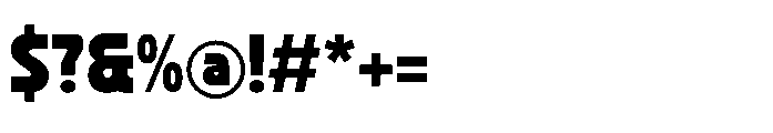 Mactis Regular Font OTHER CHARS
