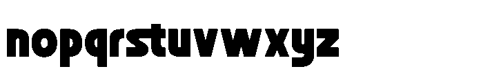 Mactis Regular Font LOWERCASE