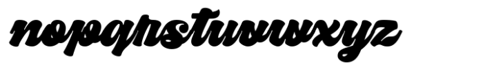 Maculinc Script Stick Regular Font LOWERCASE