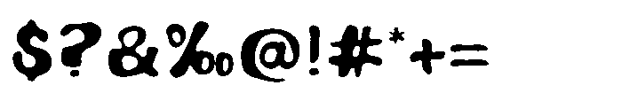 Mad Ink Font OTHER CHARS