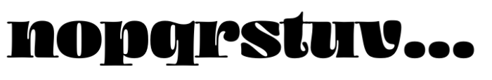 Mad Rascal Black Expanded Font LOWERCASE