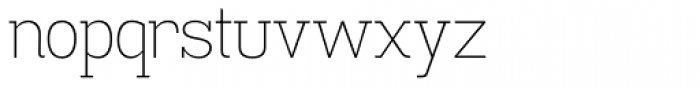 Madawaska ExtraLight Font LOWERCASE