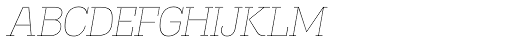 Madawaska UltraLight Italic SC Font LOWERCASE
