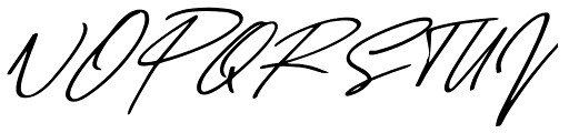 Maddison Signature Oblique Font UPPERCASE