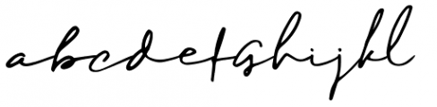Maddison Signature Signature Font LOWERCASE