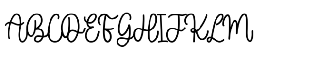 Madelief Regular Font UPPERCASE