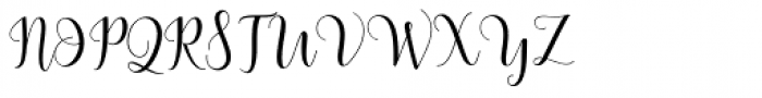 Madelina Script Regular Font UPPERCASE
