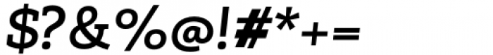 Madero Slab Bold Italic Font OTHER CHARS