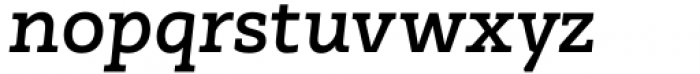 Madero Slab Bold Italic Font LOWERCASE