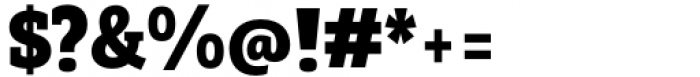 Madero Slab Condensed Black Font OTHER CHARS