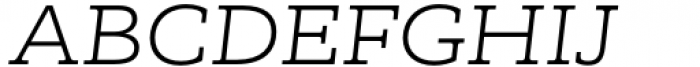 Madero Slab Expanded Light Italic Font UPPERCASE
