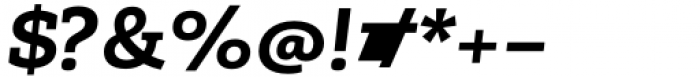 Madero Slab Extra Bold Italic Font OTHER CHARS