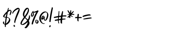 Madesta Brush Font OTHER CHARS