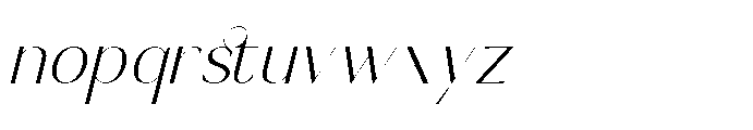 Madgio Italic Font LOWERCASE