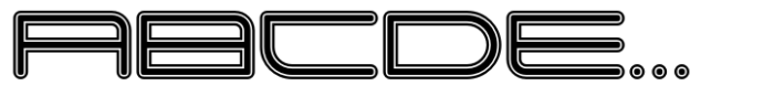 Mad.gtx Wide Rounded Boldline Font UPPERCASE