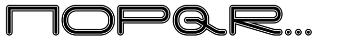 Mad.gtx Wide Rounded Boldline Font UPPERCASE