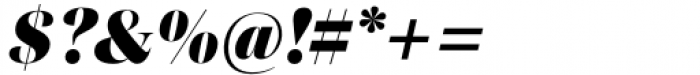 Madigan Black Italic Font OTHER CHARS