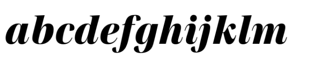 Madigan Text Extrabold Italic Font LOWERCASE