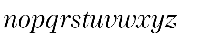 Madigan Text Italic Font LOWERCASE